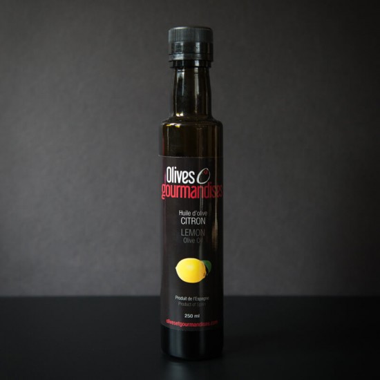 Olives et gourmandises - Huile d'olive citron - 250 ml